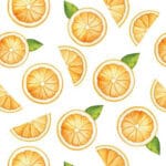 Mönstrat - Apelsiner