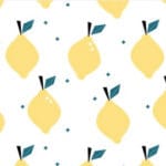 Mönstrat - Citroner