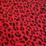 Mönstrat - Leopard röd